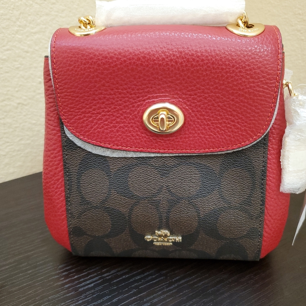 Coach Convertible Mini Backpack In Signature Canvas - Picture 7 of 12